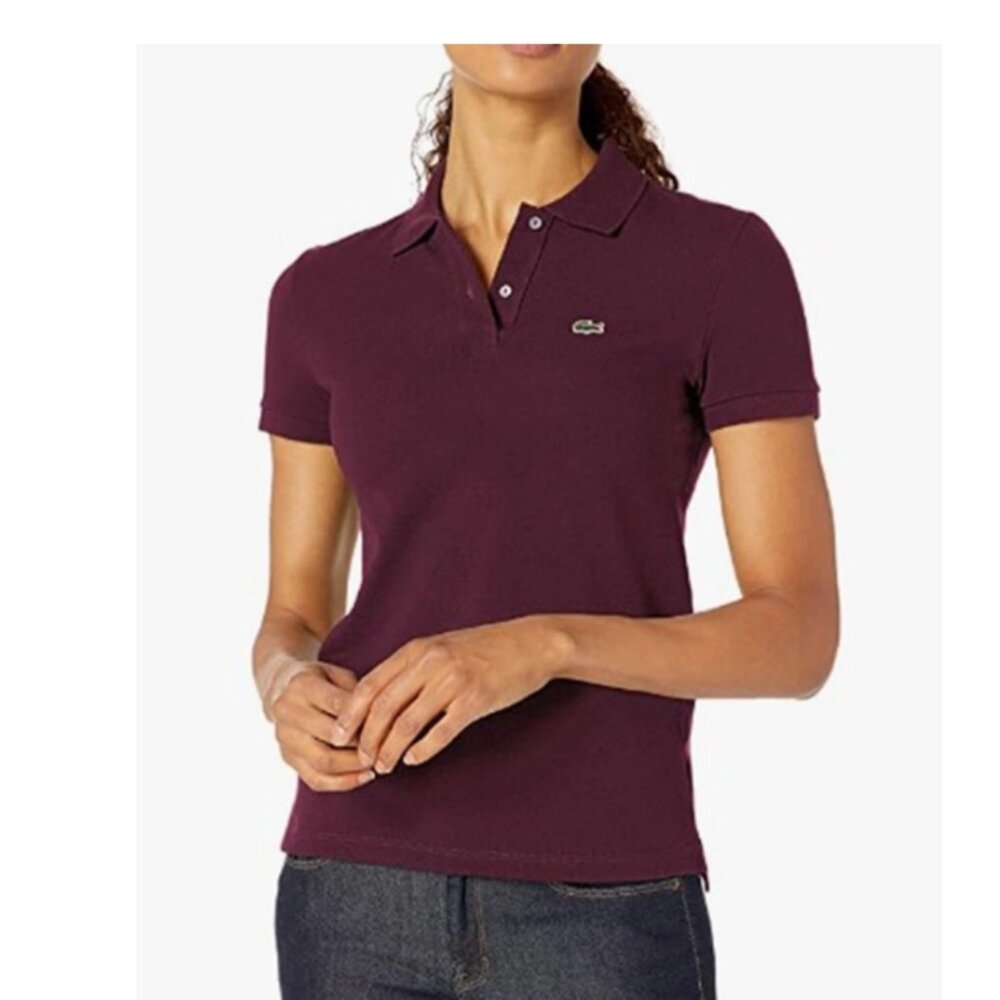 Lacoste Women's Classic Fit Short Sleeve Polo